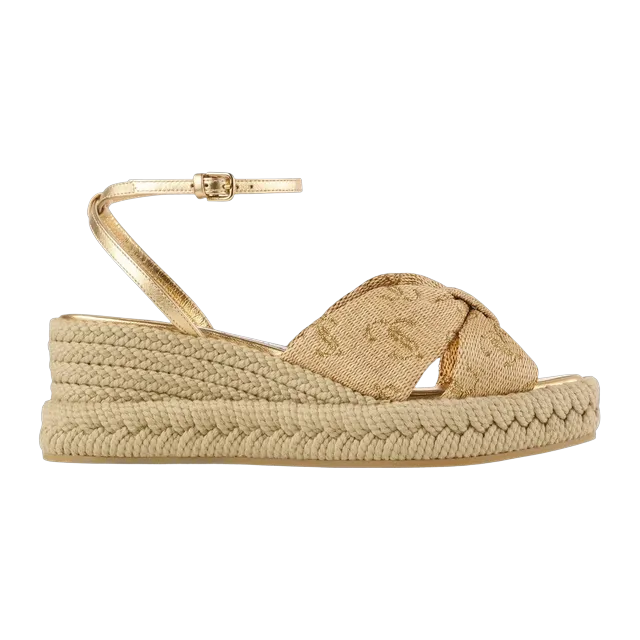 Jimmy Choo Aella Wedge 60Mm Brown — Authentic at CLZTURE