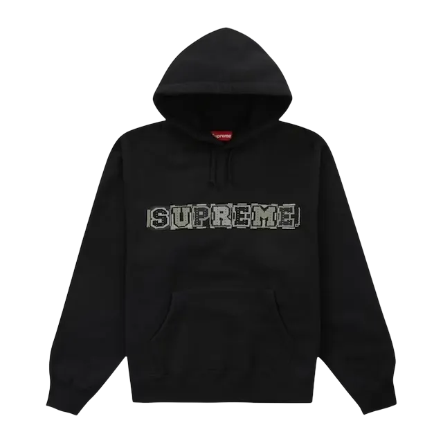 Supreme Beaded Hooded Black — Authentic Hoodies & Sweats at CLZTURE