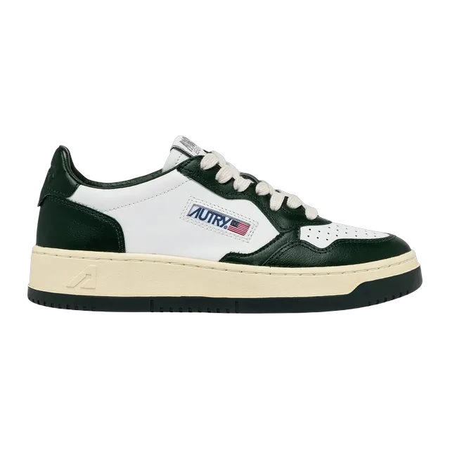 Autry Medalist Low Dark Green — Authentic Shoes & Footwear at CLZTURE