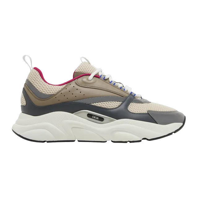 Dior Sneakers B22 Beige Deep Grey — Authentic Shoes & Footwear at CLZTURE