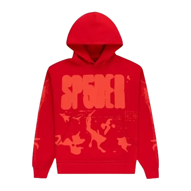 Sp5der X-Ray Hoodie Red — Authentic Hoodies & Sweats at CLZTURE