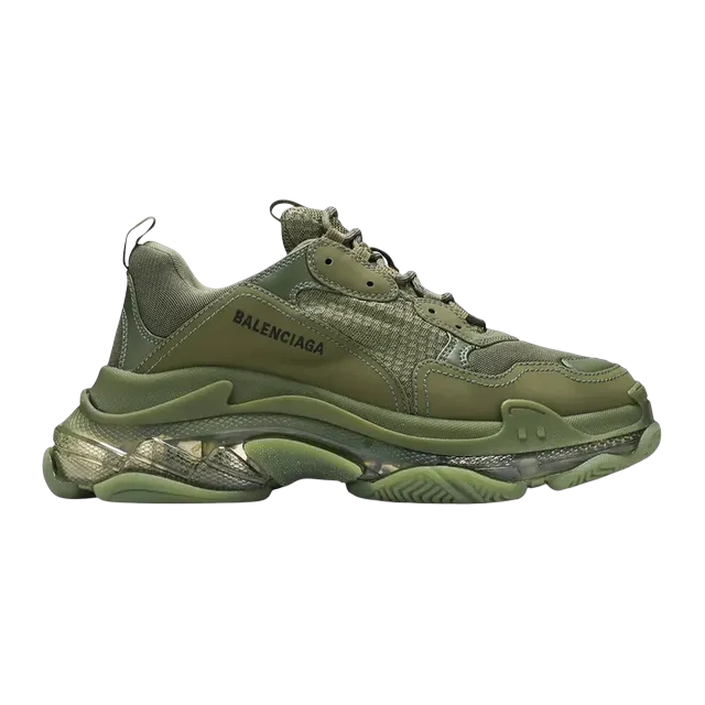Balenciaga Triple S Clear Sole Green — Authentic Shoes & Footwear at CLZTURE