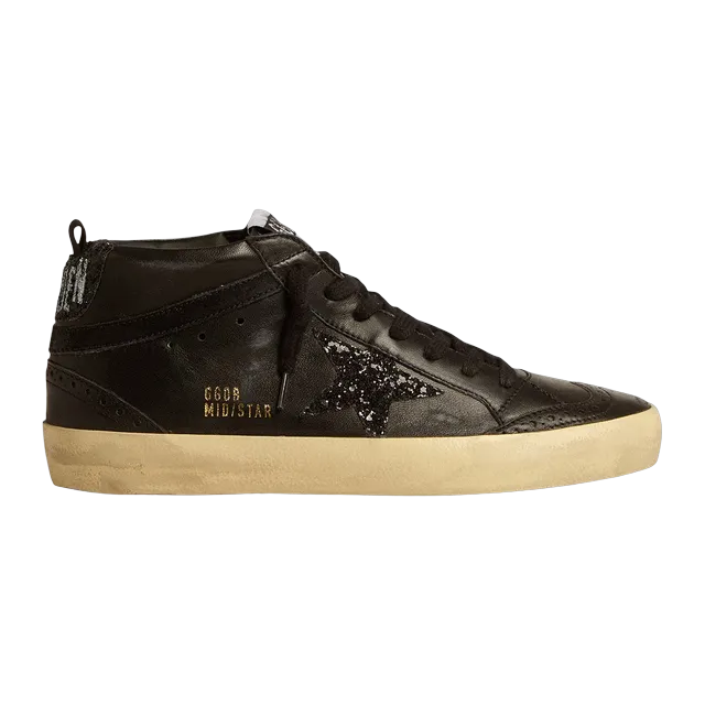 Golden Goose Sneakers Mid Star Black — Authentic Shoes & Footwear at CLZTURE
