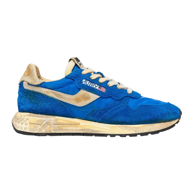 Autry Reelwind Super Vintage Low Blue — Authentic Shoes & Footwear at CLZTURE