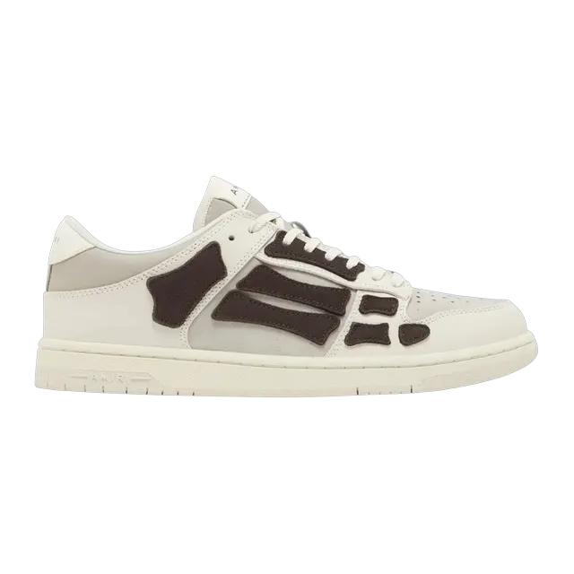 Amiri Skel Top Low White Brown — Authentic at CLZTURE