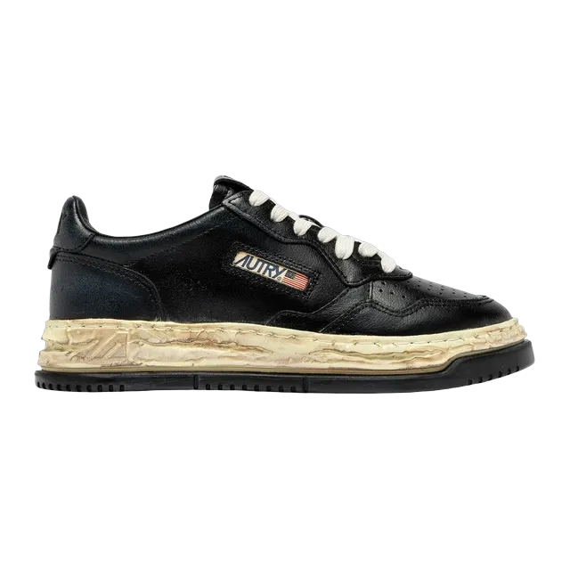 Autry Maison Mihara Yasuhiro x Medalist Low Super Vintage Black — Authentic Shoes & Footwear at CLZTURE