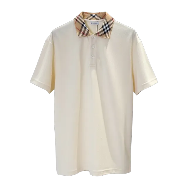 Burberry Polo Cotton Check Neutral — Authentic T-Shirts at CLZTURE