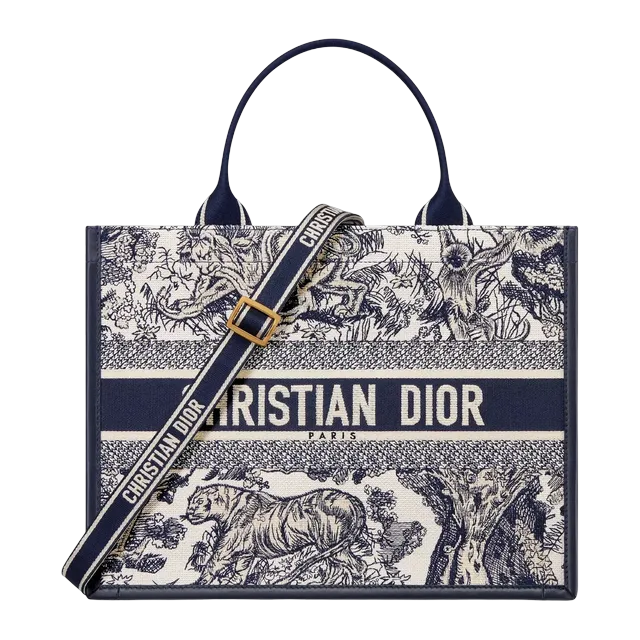 Bag Dior Book Tote Medium 36Cm Blue — Authentic Bags & Luggage at CLZTURE