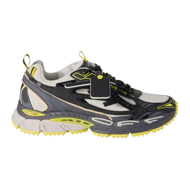 Off-White Be Right Back Yellow Grey — Authentic Shoes & Footwear at CLZTURE