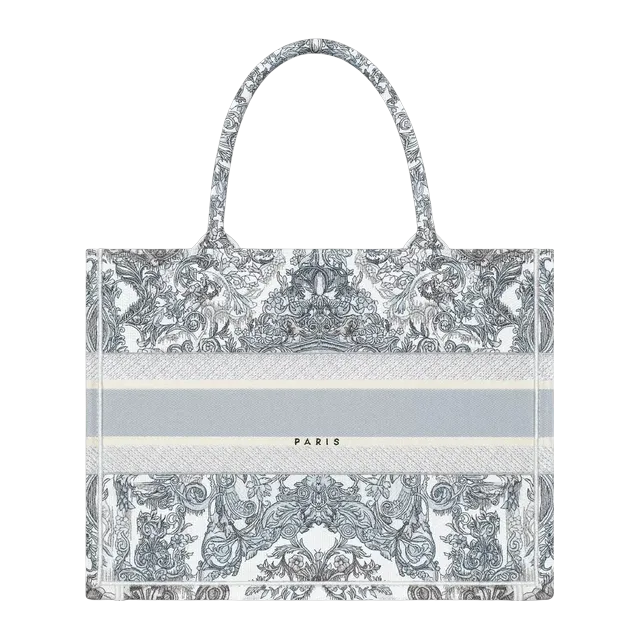 Bag Dior Book Tote Medium 36Cm Blue — Authentic Bags & Luggage at CLZTURE