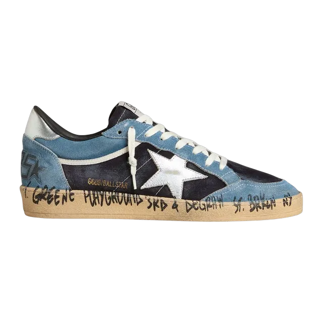 Golden Goose Sneakers Ball Star Blue — Authentic Shoes & Footwear at CLZTURE