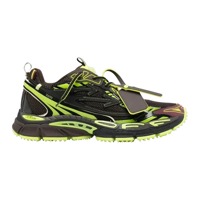 Off-White Be Right Back Chocolate Brown Green — Authentic Shoes & Footwear at CLZTURE