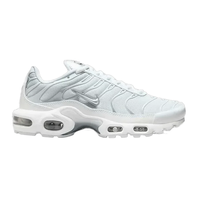 Nike Air Max Plus White Metallic Silver — Authentic Nike at CLZTURE