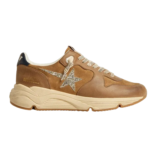 Golden Goose Sneakers Running Sole Brown — Authentic Golden Goose in stock at CLZTURE