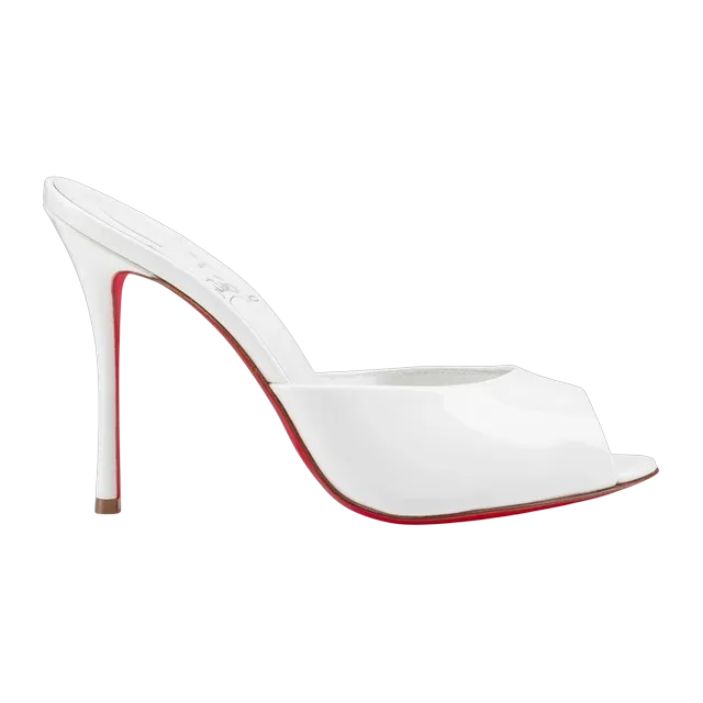 Christian Louboutin Me Dolly 100Mm White — Authentic Shoes & Footwear at CLZTURE