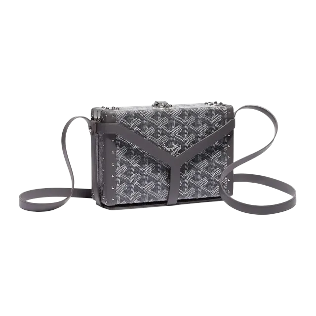 Goyard Bag Malle Minaudière 17Cm Grey — Authentic Goyard in stock at CLZTURE