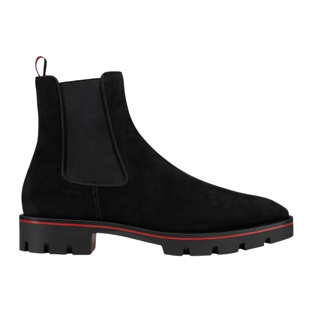 Christian Louboutin Alpinosol Black — Authentic Boots at CLZTURE