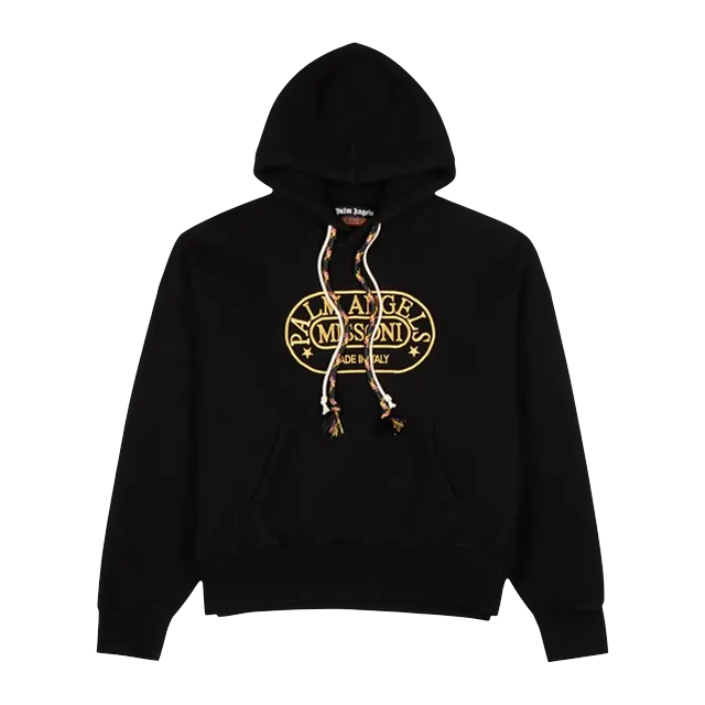 Palm Angels x Missoni Heritage Hoodie Black/Yellow — Authentic Hoodies & Sweats at CLZTURE