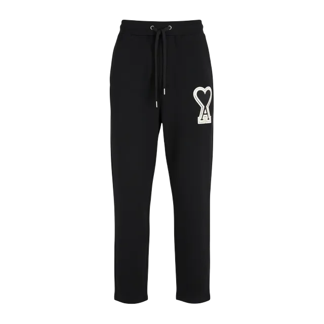 AMI Paris Big Logo Pants Black — Authentic Pants & Trousers at CLZTURE