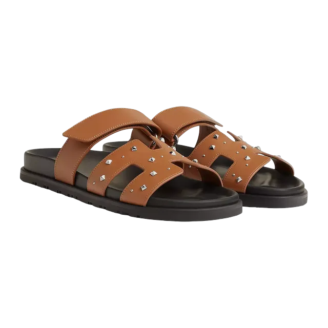 Hermès Sandals Chypre Brown — Authentic Hermès in stock at CLZTURE