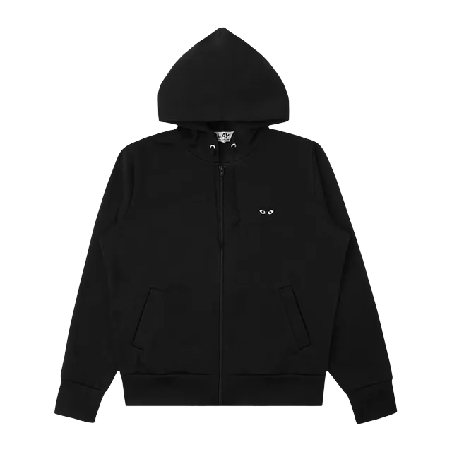 Comme des Garçons Play Big Black Heart Hooded Sweatshirt — Authentic Hoodies & Sweats at CLZTURE