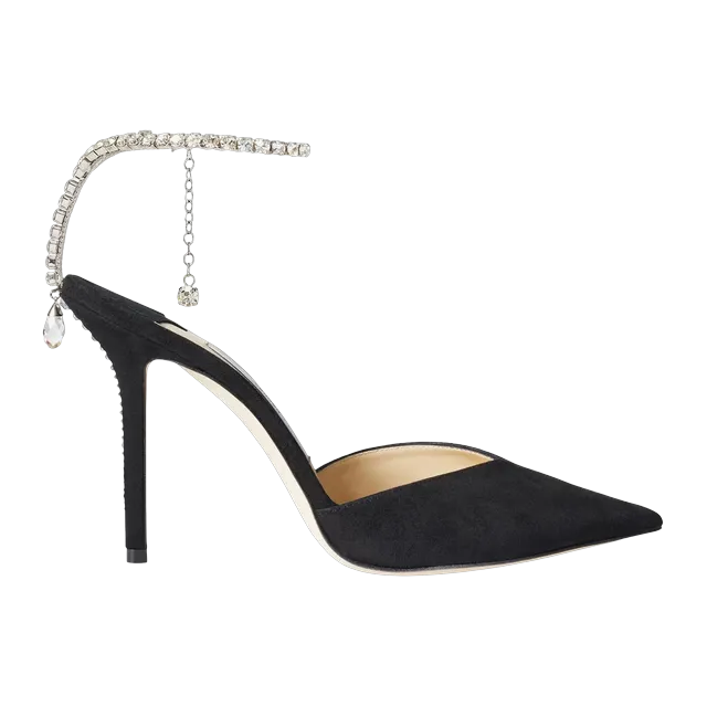 Jimmy Choo Saeda 100Mm Black — Authentic Jimmy Choo in stock at CLZTURE