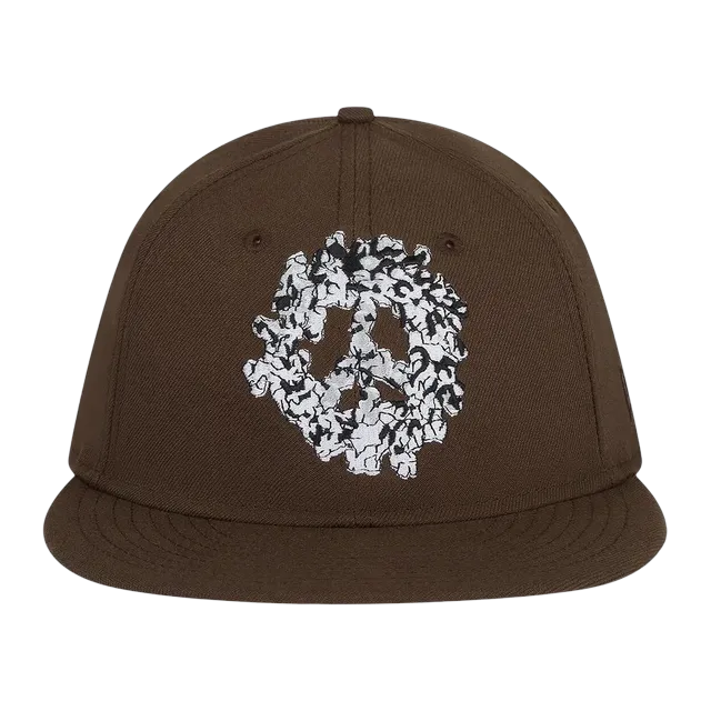 Denim Tears Peace Wreath Snapback Cap Brown — Authentic Accessories at CLZTURE