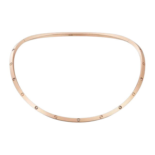 Cartier Necklace Torque Love 10 Diamants Gold — Authentic Jewelry at CLZTURE