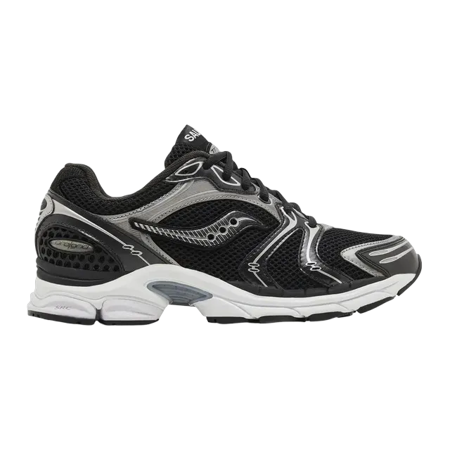 Saucony Progrid Triumph 4 Heritage Pack – Black Silver — Authentic Shoes & Footwear at CLZTURE