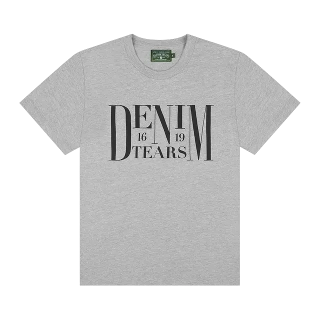 Denim Tears Cannes T-Shirt Grey — Authentic Denim Tears in stock at CLZTURE