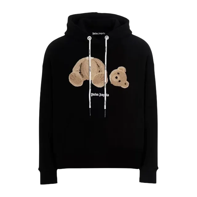 Palm Angels Kill The Bear Popover Black — Authentic Palm Angels in stock at CLZTURE