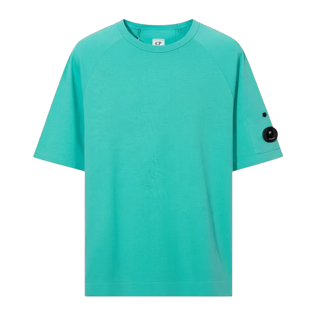 C.P. Company T-Shirt Lens Turquoise — Authentic T-Shirts at CLZTURE