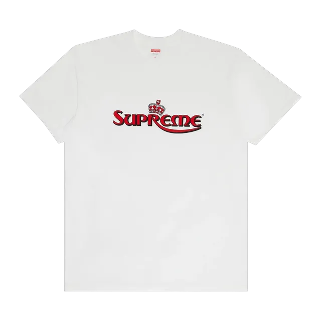Supreme Crown T-Shirt White — Authentic Supreme in stock at CLZTURE