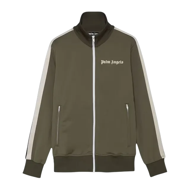 Palm Angels Classic Logo Track Olive — Authentic Palm Angels in stock at CLZTURE