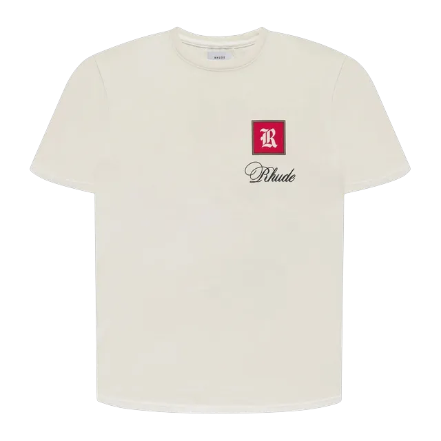 Rhude Monaco T-Shirt White — Authentic Rhude in stock at CLZTURE
