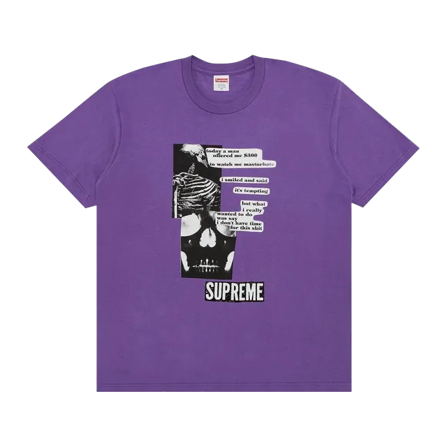 Supreme Anatomy T-Shirt Purple — Authentic Supreme in stock at CLZTURE