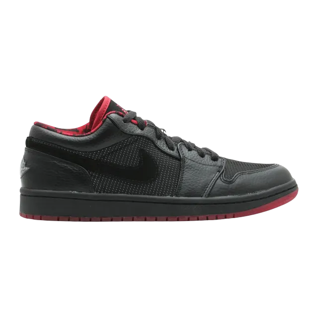 Air Jordan 1 Retro Low Black Silver Red — Authentic Shoes & Footwear at CLZTURE