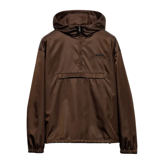 Prada Anorak Re-Nylon Brown — Authentic at CLZTURE