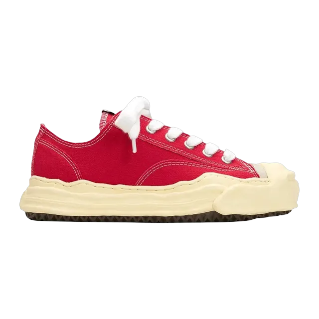 Mihara Yasuhiro Hank Vintage Sole Canvas Low Red — Authentic Shoes & Footwear at CLZTURE