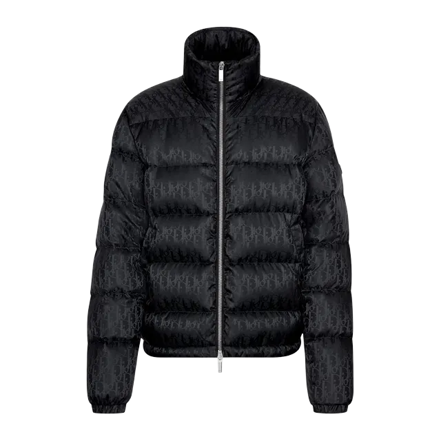 Dior Oblique Puffer Jacket Black — Authentic Jackets & Outerwear at CLZTURE