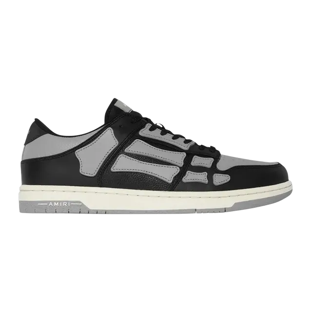 Amiri Skel Top Low Black Grey — Authentic Shoes & Footwear at CLZTURE