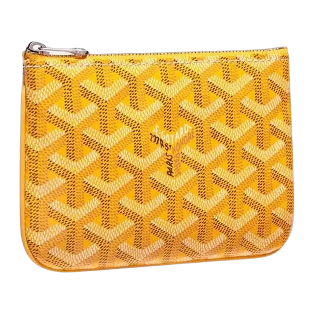 Goyard Pouch Sénat Mini 15Cm Yellow — Authentic Clutches & Pouches at CLZTURE