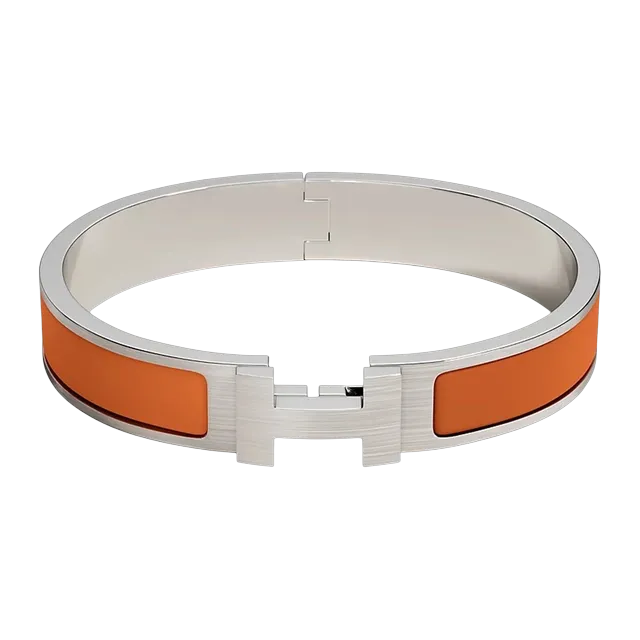 Hermès Bracelet Clic h Orange — Authentic Hermès in stock at CLZTURE