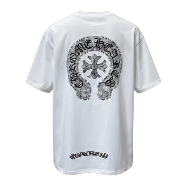 Chrome Hearts T-Shirt Cross Logo White — Authentic T-Shirts at CLZTURE