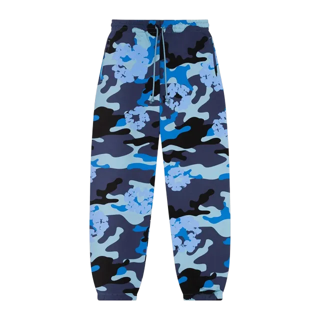 Denim Tears Wreath Sweatpant Blue Camo — Authentic Denim Tears in stock at CLZTURE