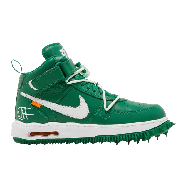 Off-White x Air Force 1 Mid Pine Green — Authentic Shoes & Footwear at CLZTURE
