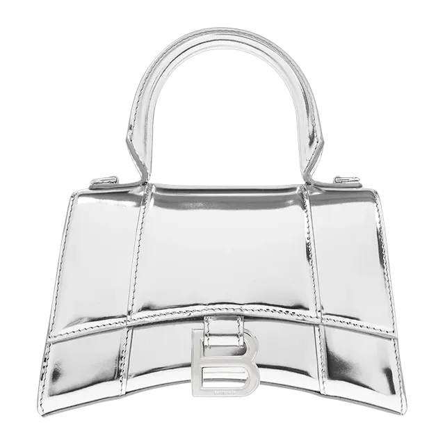 Balenciaga Hourglass Top Xs 19Cm Silver — Authentic Bags & Luggage at CLZTURE