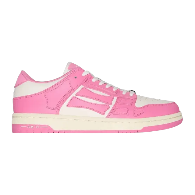 Amiri Skel Top Low White Pink — Authentic Shoes & Footwear at CLZTURE