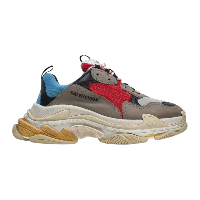 Balenciaga Triple S Blue Red — Authentic Shoes & Footwear at CLZTURE