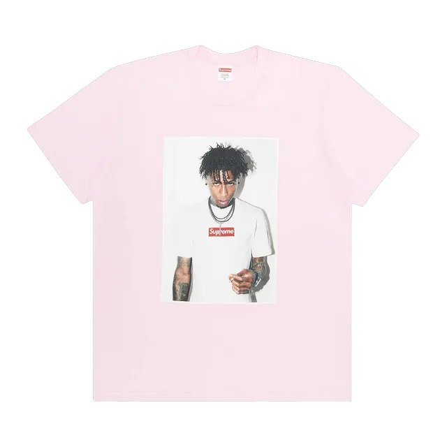 Supreme Nba Youngboy T-Shirt Light Pink — Authentic Supreme in stock at CLZTURE